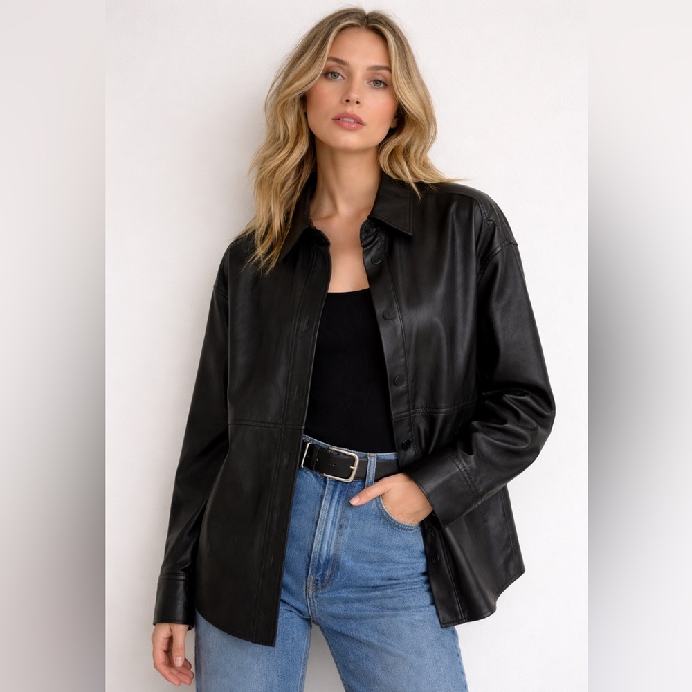 Babaton Black Leather Jacket